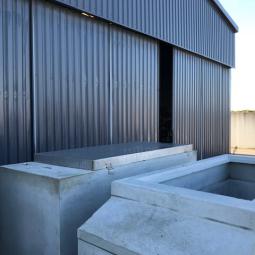 CAVEAU FERMETURE PORTE INOX PRECASE