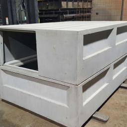 caveau éléments ouverture décentrée